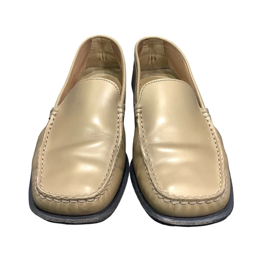 Tod’s Leather Loafer Pale Gold